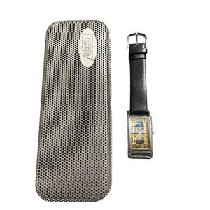 ACME Studio MORSE MUSEUM L.C. TIFFANY “Field of Lilies” Curvex Style tank Watch